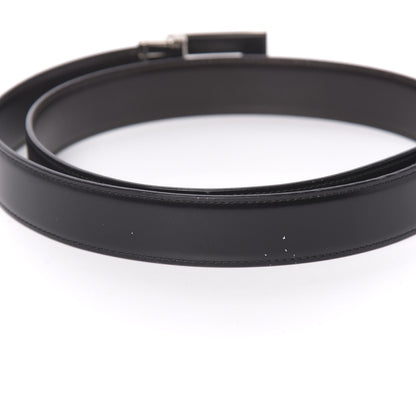 Gucci Calfskin Embossed Reversible Square G Buckle Belt 70 28 Black Brown 6 of 6