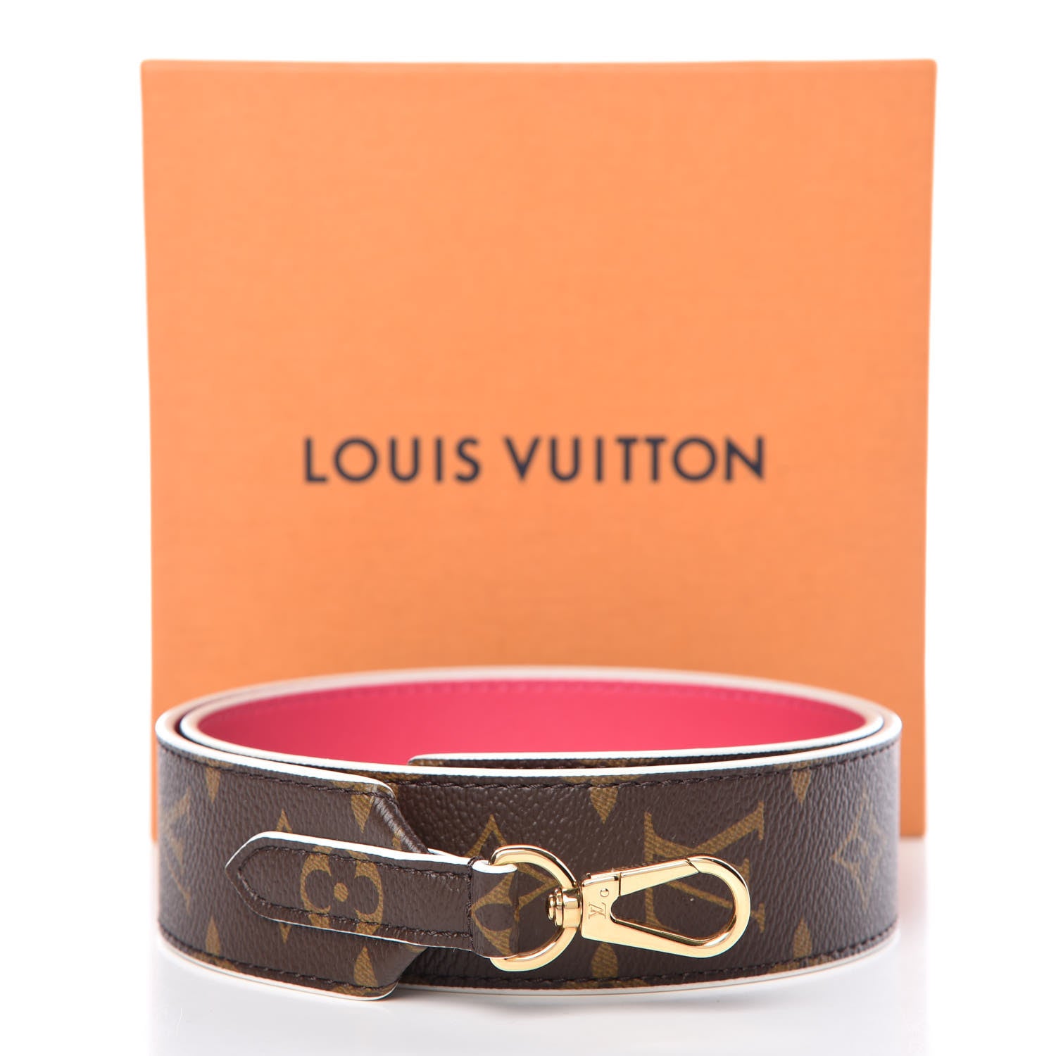 Louis Vuitton Monogram Bandouliere Shoulder Strap Hot Pink 6 of 6