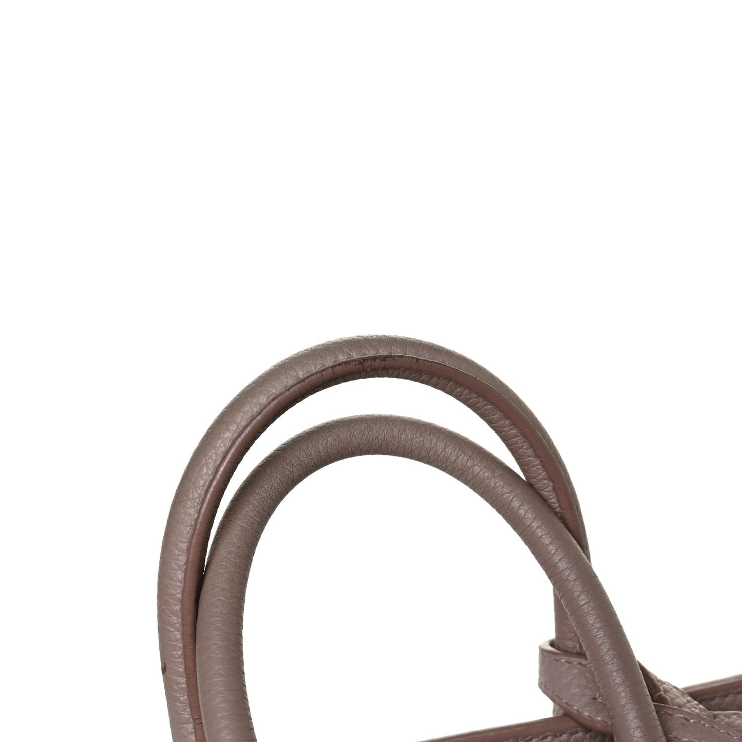 Grained Calfskin Nano Sac De Jour Souple Nude