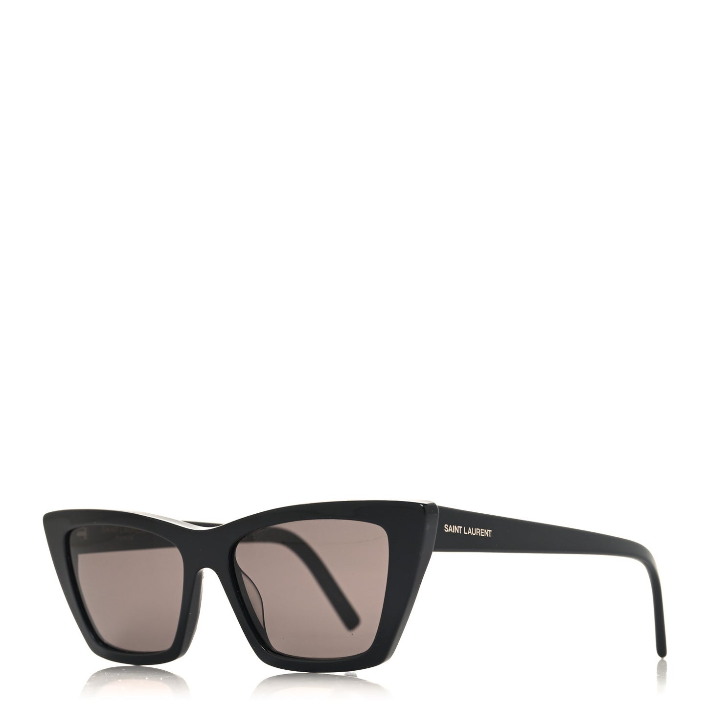 Acetate Mica Cat Eye Sunglasses SL 276 Black