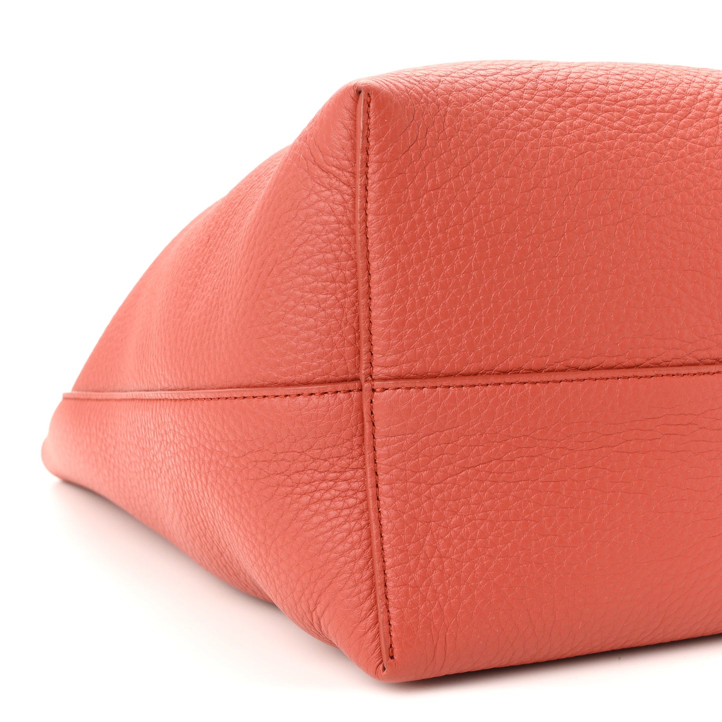 Grained Calfskin Medium N/S Park Tote Rust