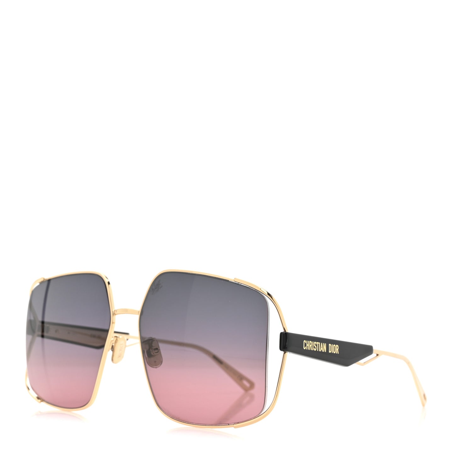 Metal ArchiDior S1U Sunglasses Gold