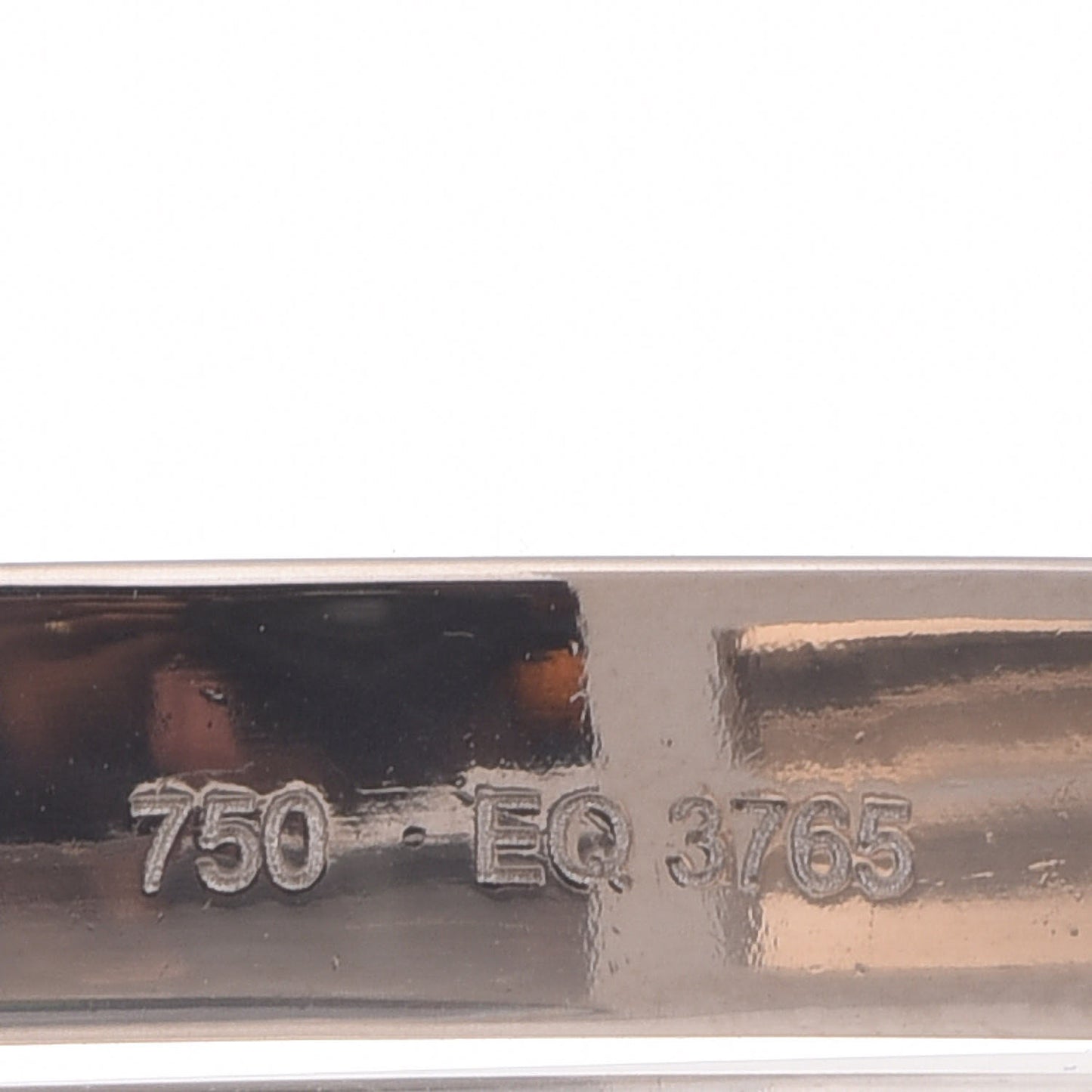 18K White Gold LOVE Cuff Bracelet 18