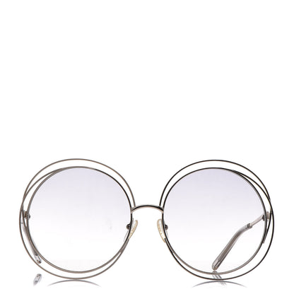 Chloe Oversized Round Carlina Oversized Round Sunglasses CE114ST Gold 2 of 9