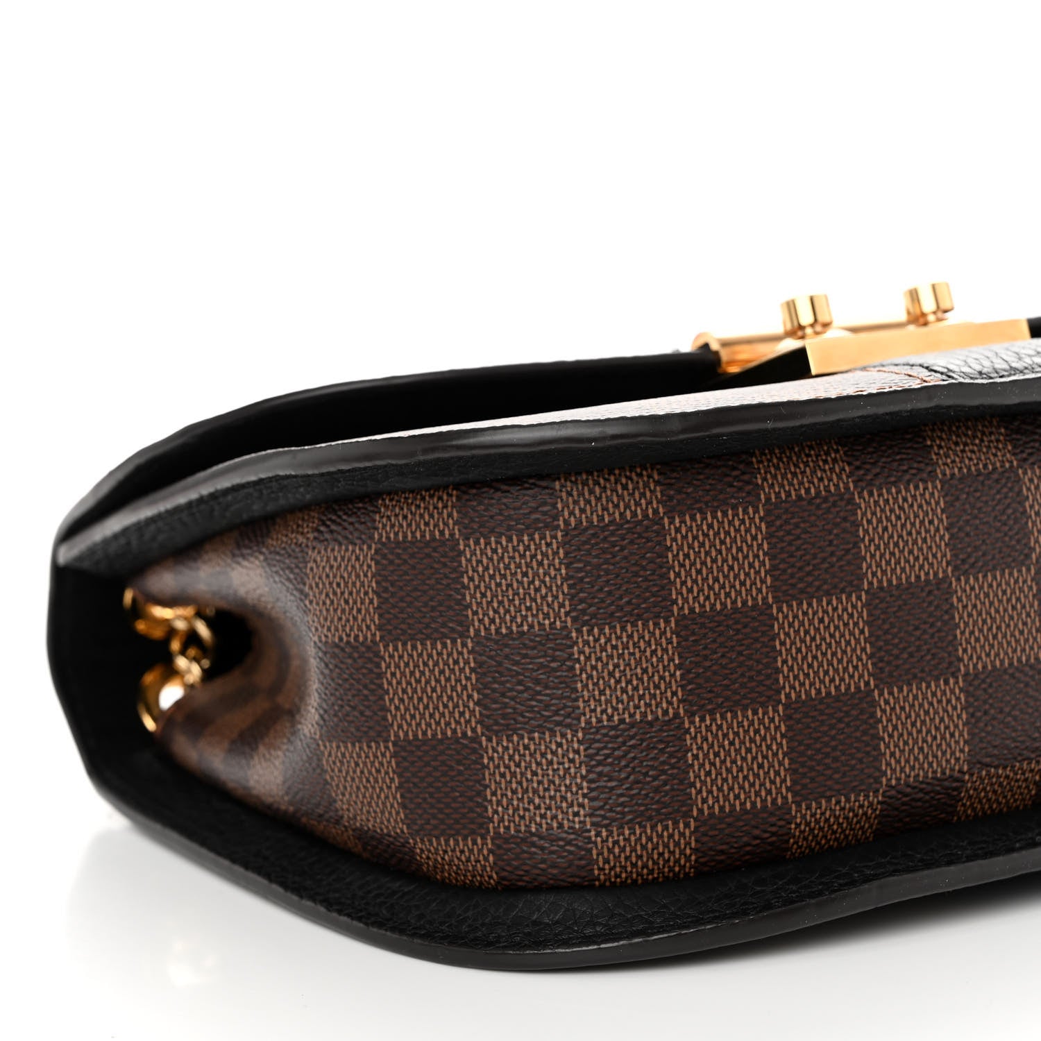 Louis Vuitton Damier Ebene Cuir Taurillon Wight Black 8 of 11