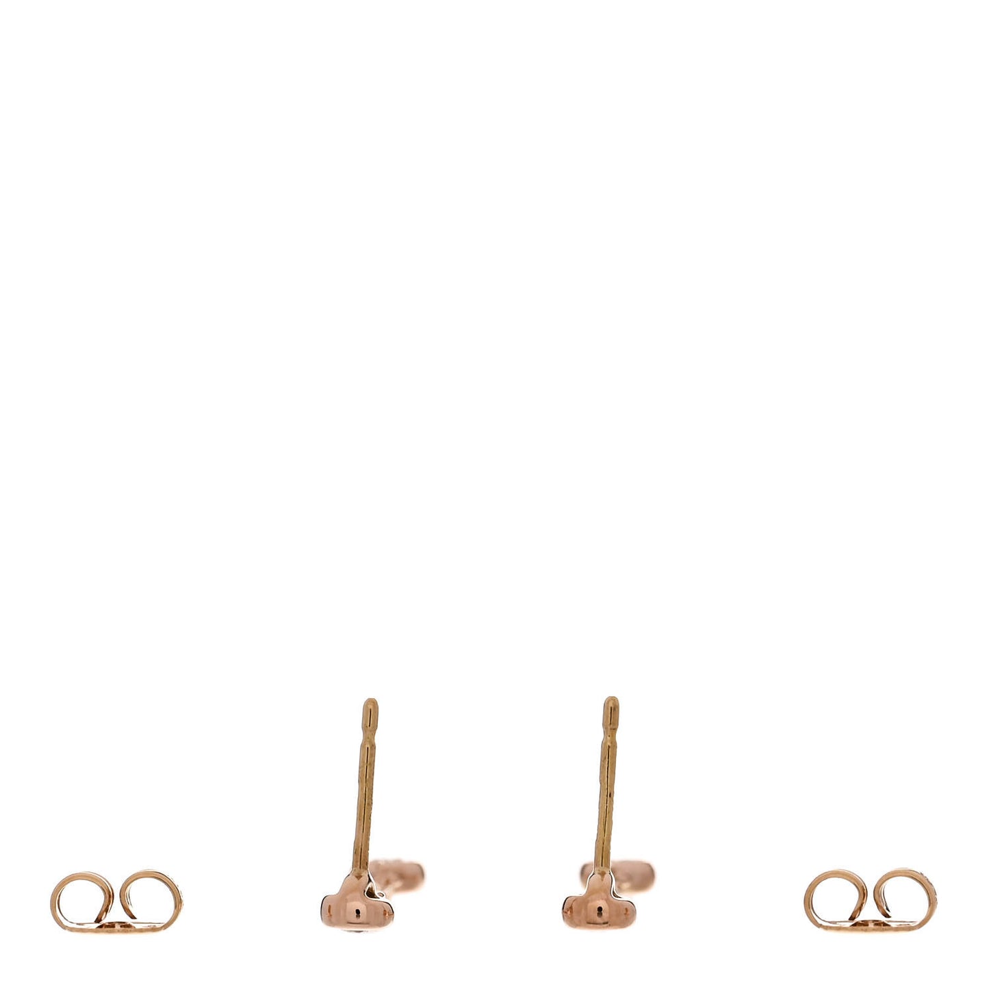 18K Rose Gold Diamond .24ctw Elsa Peretti Diamonds by the Yard Drop Earrings