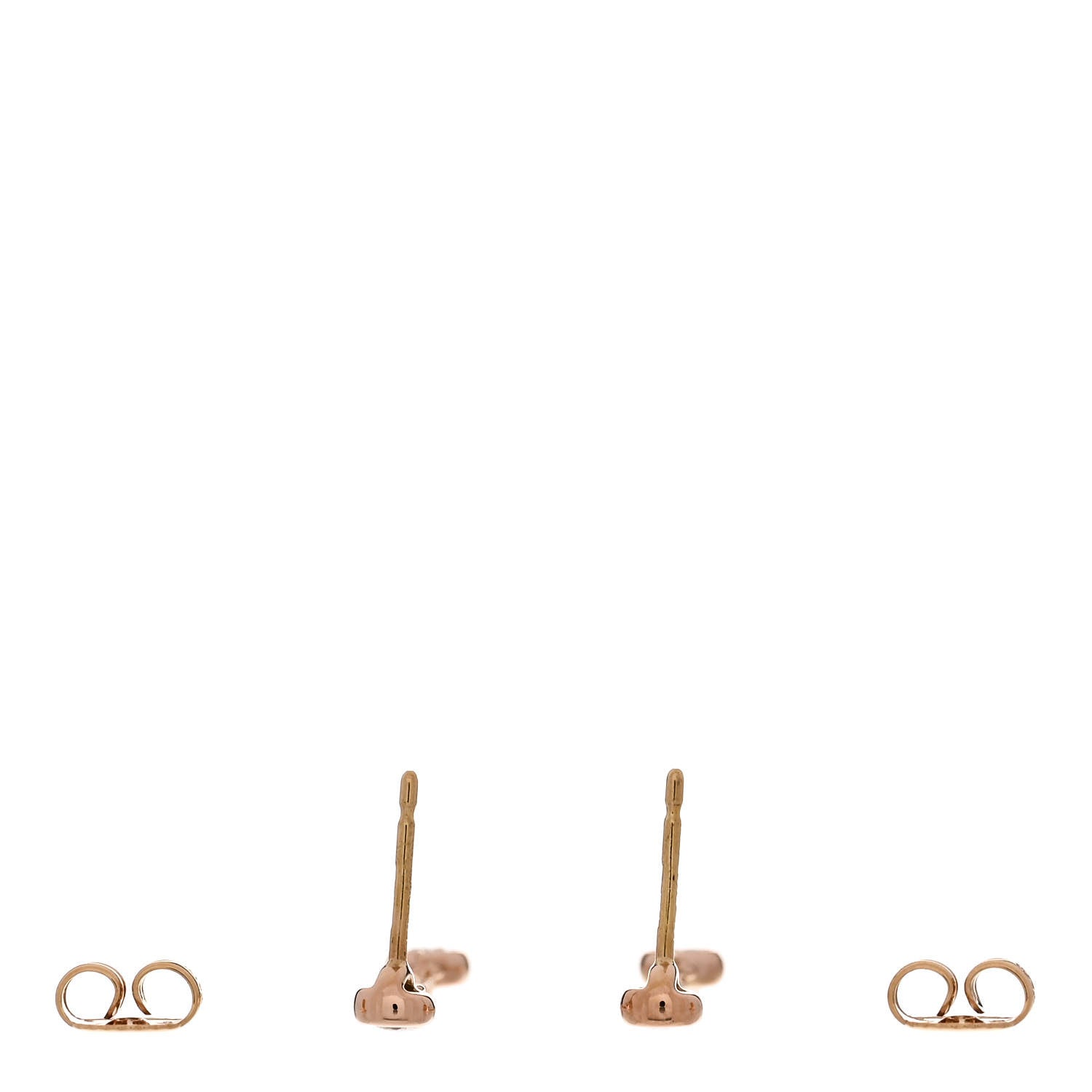 Tiffany 18K Rose Gold Diamond .24ctw Elsa Peretti Diamonds by the Yard Drop Earrings 3 of 5