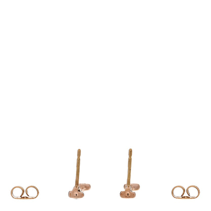 Tiffany 18K Rose Gold Diamond .24ctw Elsa Peretti Diamonds by the Yard Drop Earrings 3 of 5