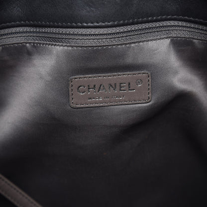 Chanel Calfskin Bubble Quilt Hobo Grey 6 of 7