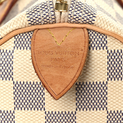 Louis Vuitton Damier Azur Speedy 30 7 of 11