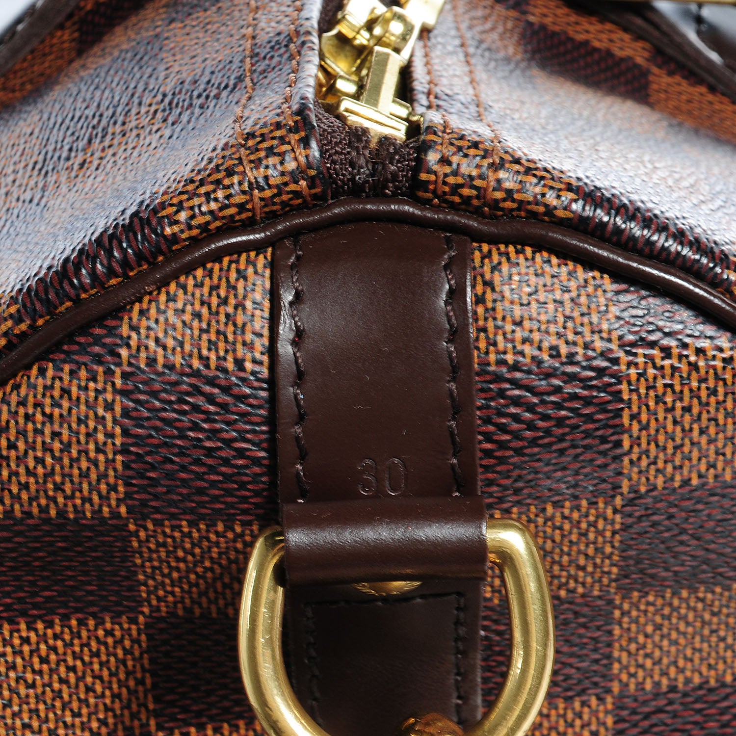 Louis Vuitton Damier Ebene Speedy Bandouliere 30 5 of 8