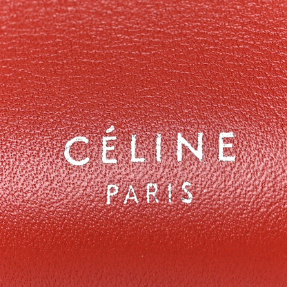 Celine Supple Grained Calfskin Big Bag Bucket Red 6 of 7