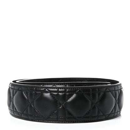Christian Dior Lambskin Cannage Shoulder Strap Black 2 of 4