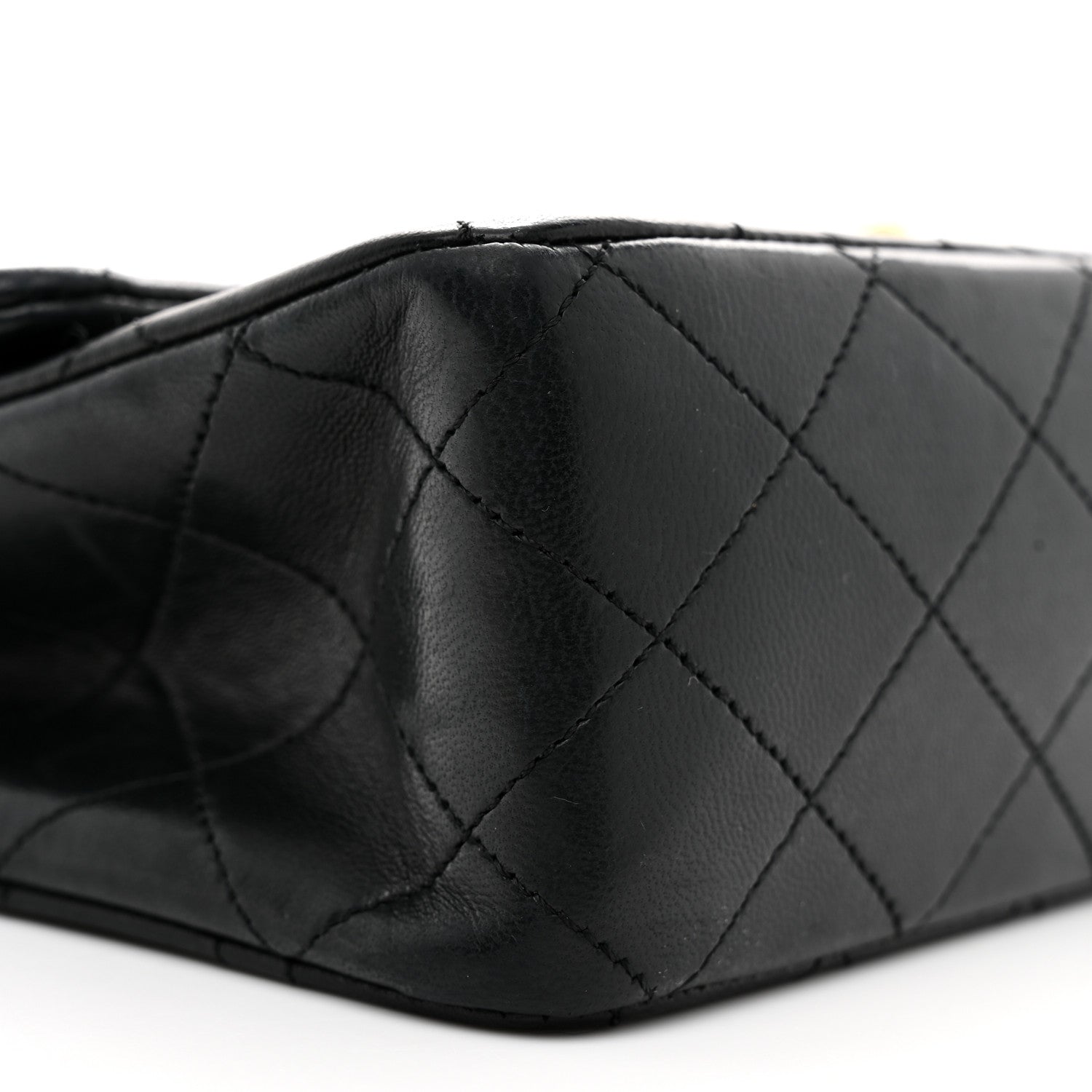 Chanel Lambskin Quilted Small Double Flap Black 9 of 14
