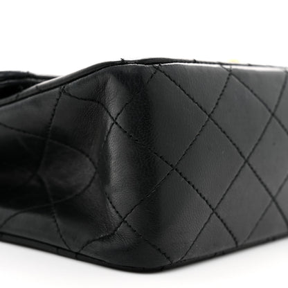 Chanel Lambskin Quilted Small Double Flap Black 9 of 14