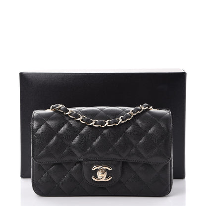 Chanel Caviar Quilted Mini Rectangular Flap Black 8 of 8