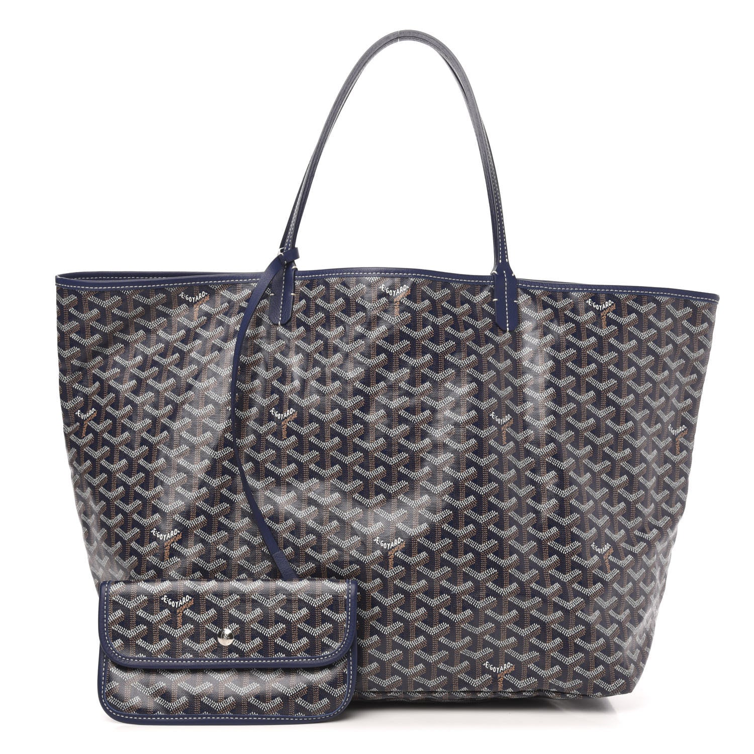 Goyard Goyardine Saint Louis GM Navy 1 of 8
