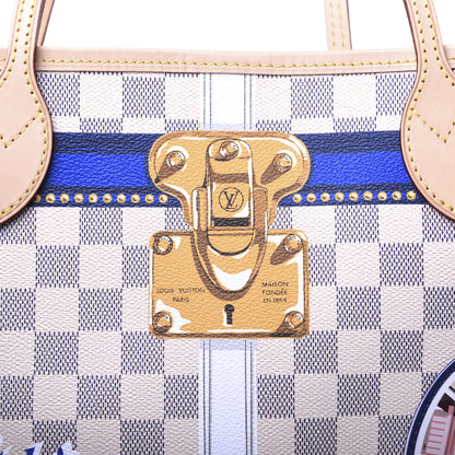 Louis Vuitton Damier Azur Summer Trunks Forte Dei Marmi Neo Neverfull MM 11 of 18