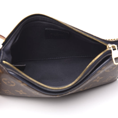Louis Vuitton Monogram Pallas Clutch Blue Marine 5 of 11