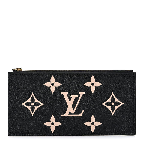 Empreinte Monogram Giant Crafty Pochette Felicie Zippered Insert Black