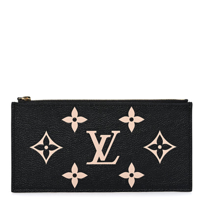 Louis Vuitton Empreinte Monogram Giant Crafty Pochette Felicie Zippered Insert Black 1 of 6