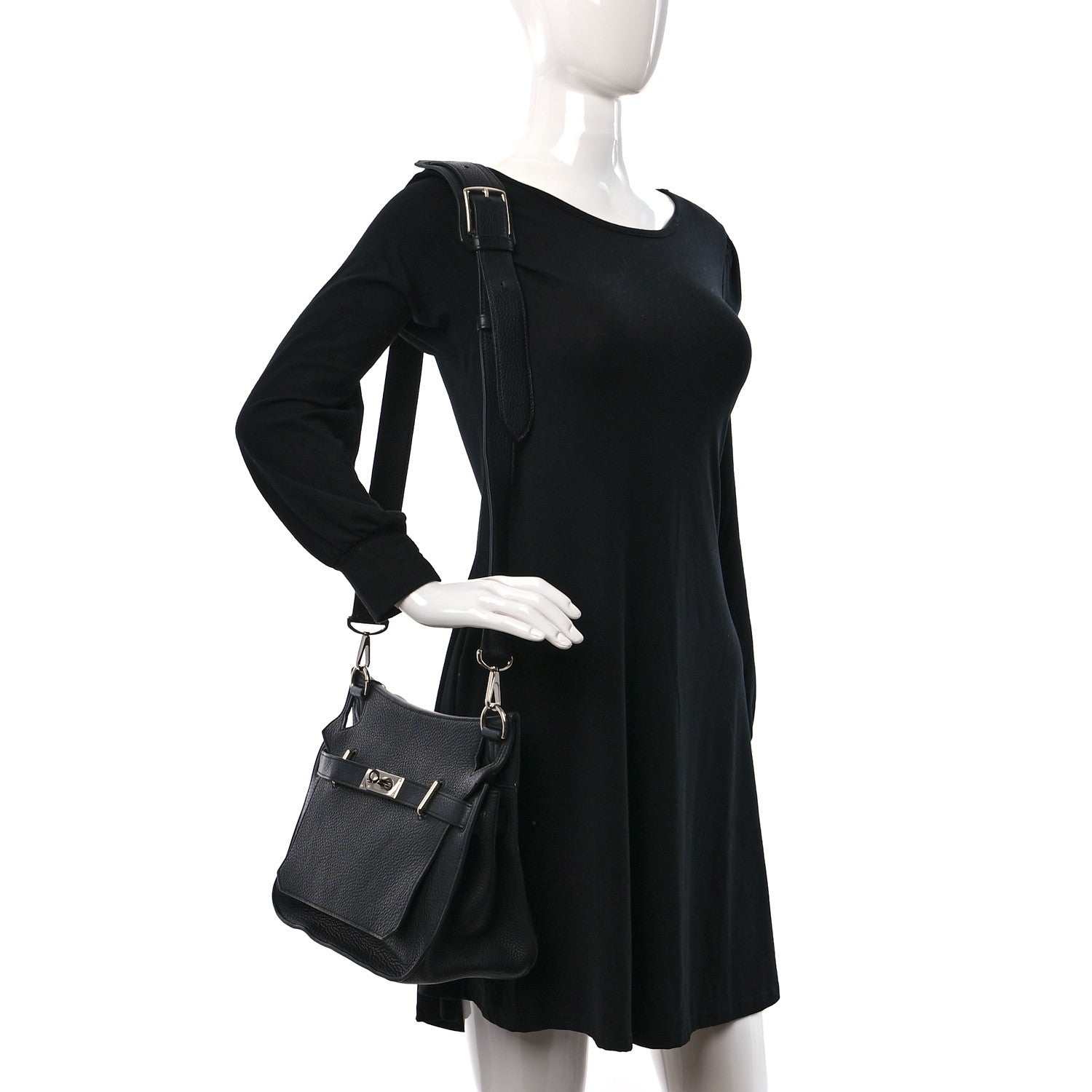 Hermes Taurillon Clemence Jypsiere 31 Black 2 of 10