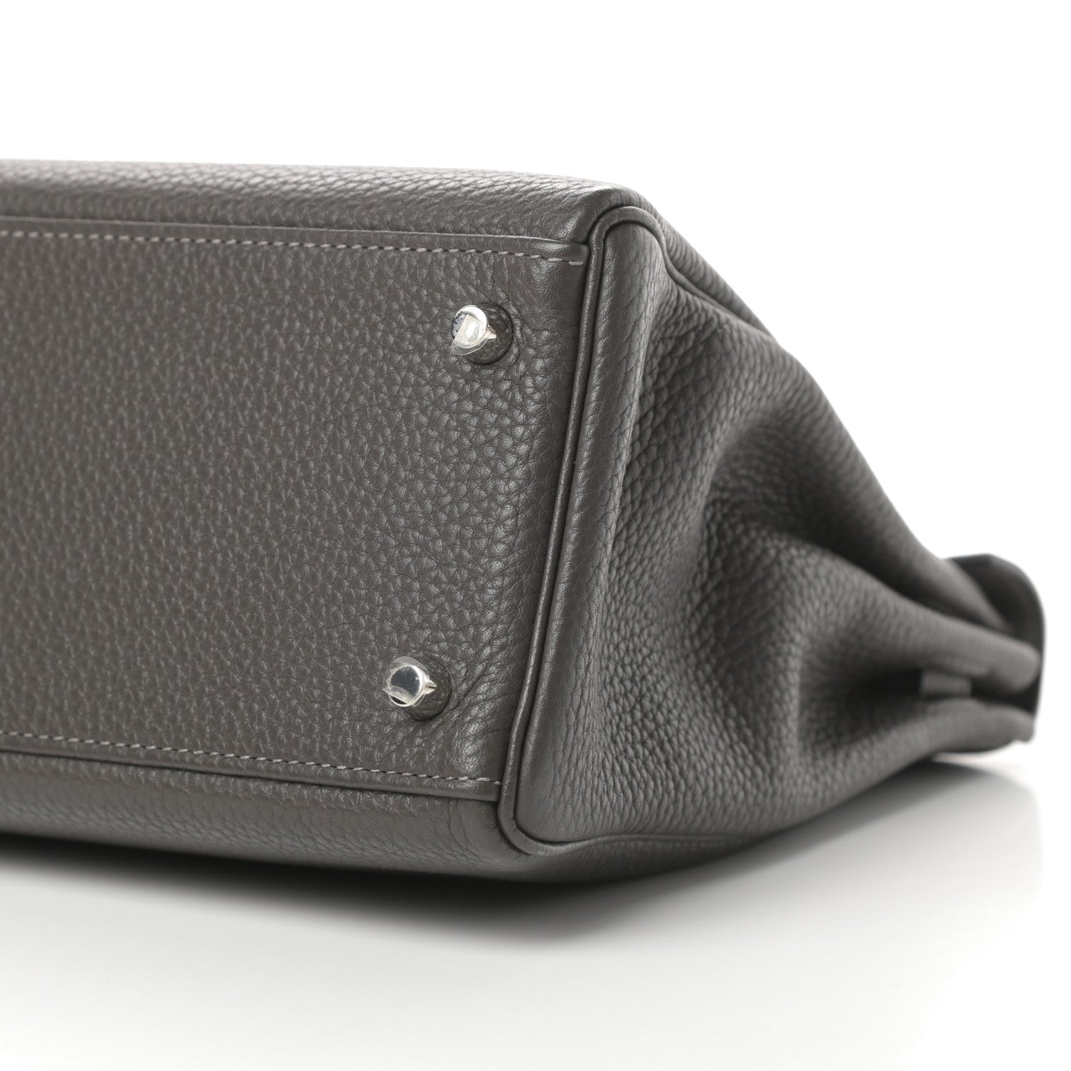 Hermes Taurillon Clemence Kelly Retourne 32 Graphite 10 of 13