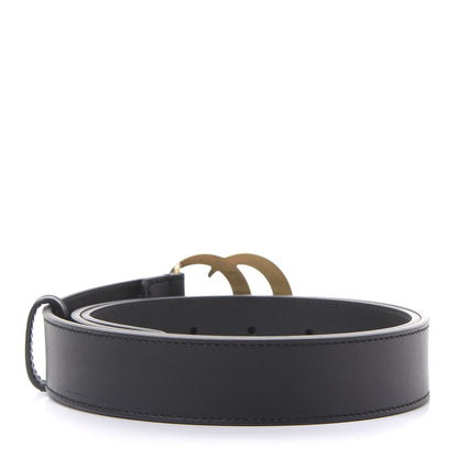 Gucci Calfskin Double G 30mm Belt 90 36 Black 2 of 6