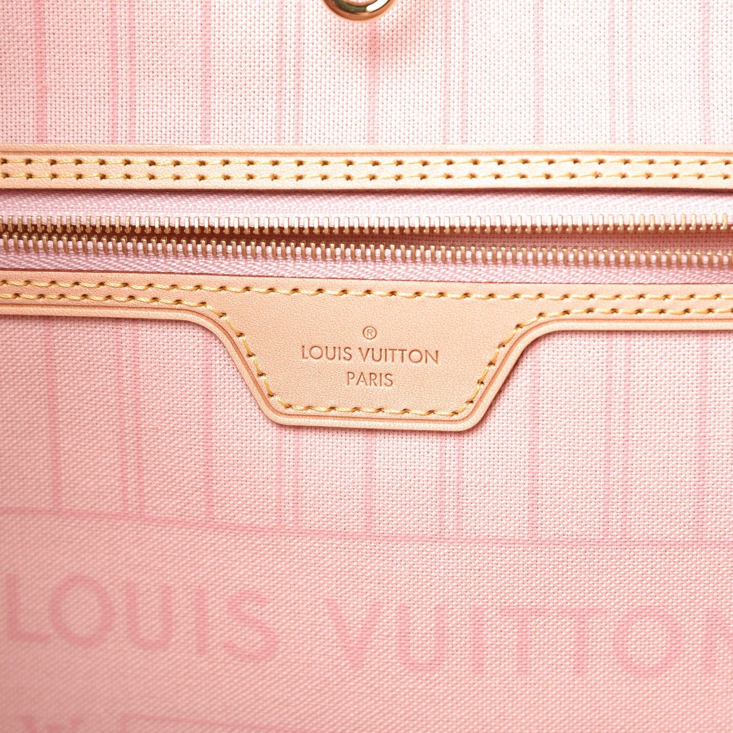 Damier Azur Neo Neverfull MM Rose Ballerine