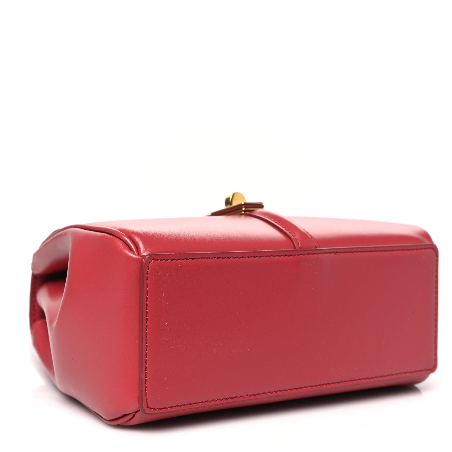 Celine Satinated Calfskin Mini 16 Top Handle Bag Raspberry 4 of 12