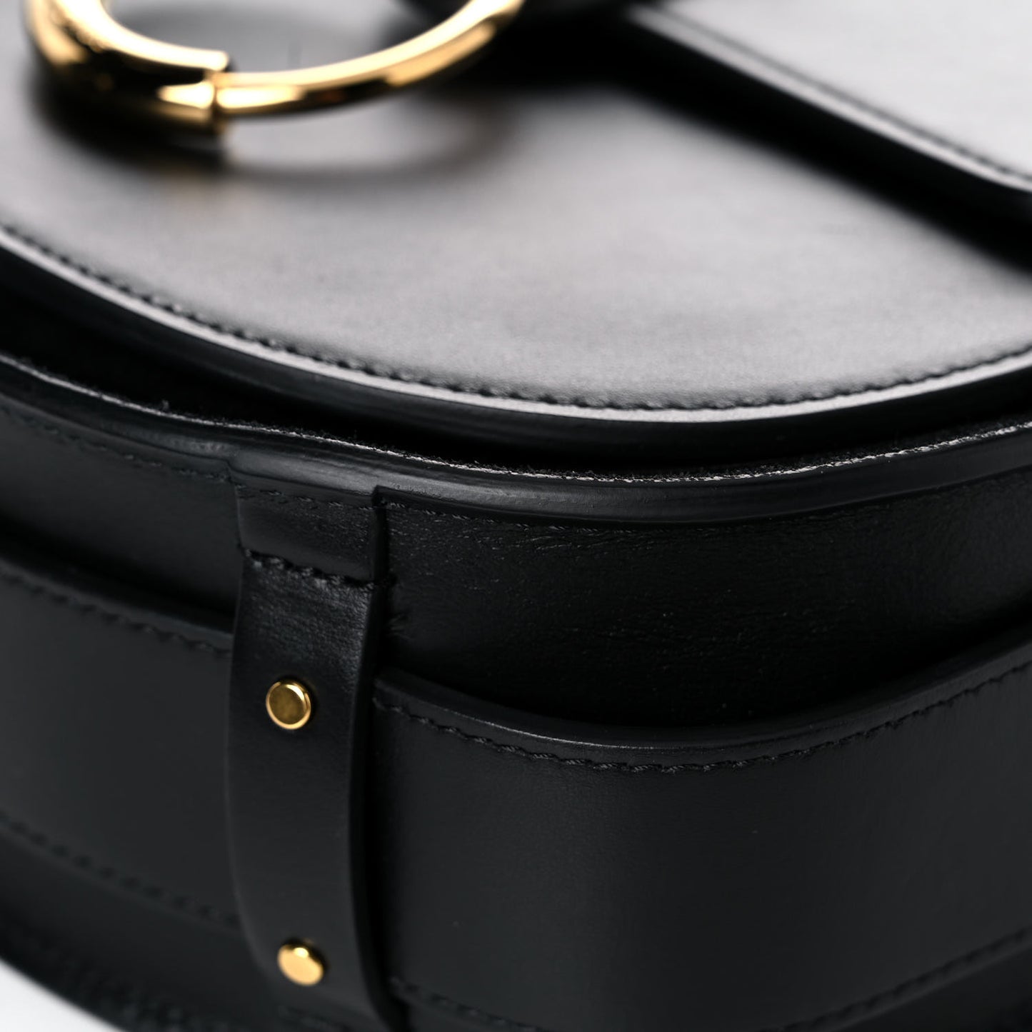 Calfskin Medium Tess Bag Black