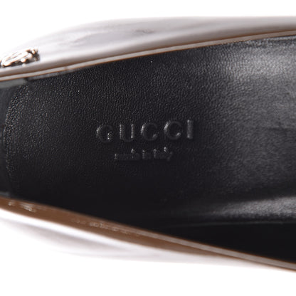 Gucci Patent Pumps 36 Brown 9 of 10