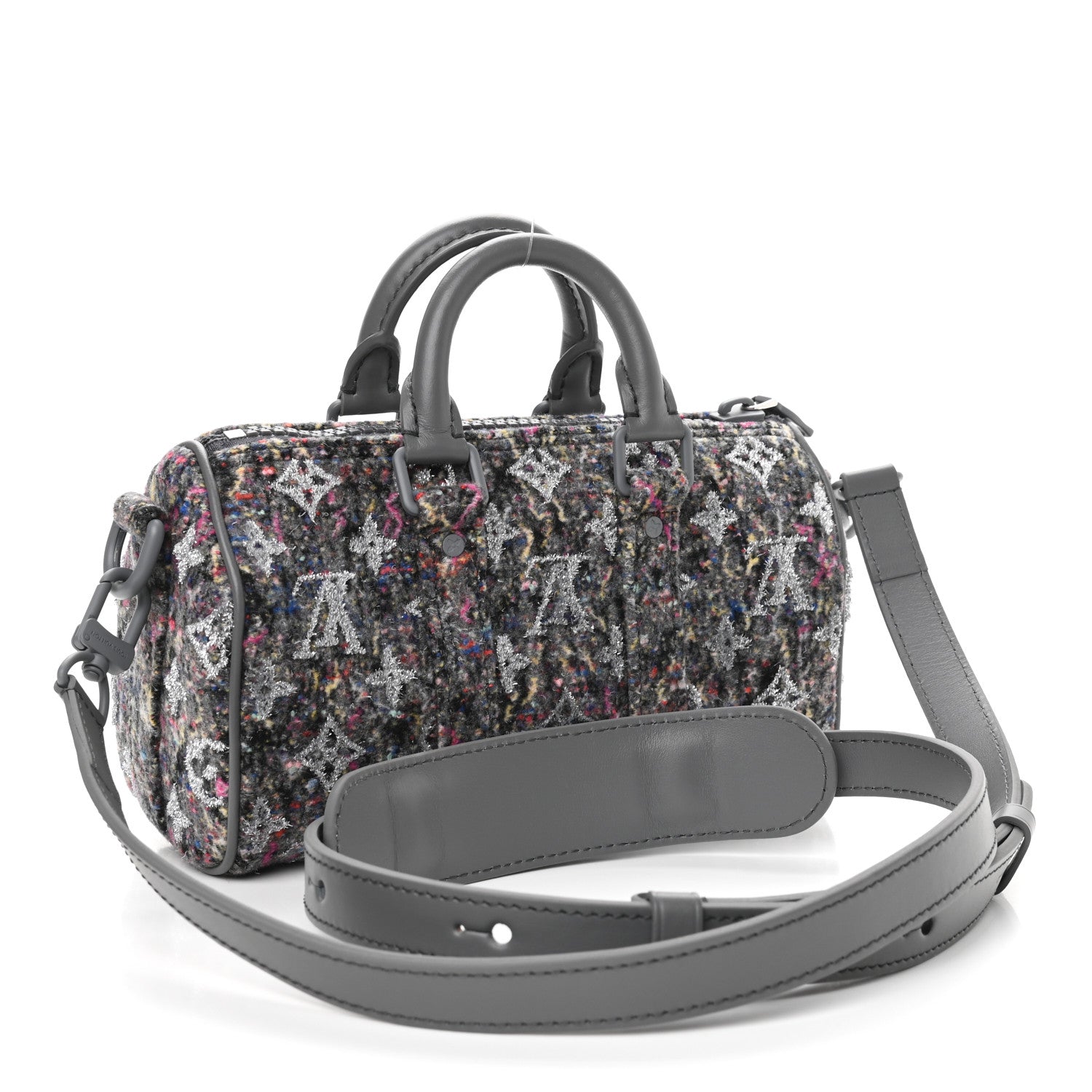 Louis Vuitton Wool Keepall XS Multicolor 3 of 9
