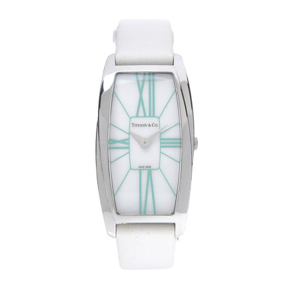 Tiffany Stainless Steel Calfskin 22mm Gemea Quartz Watch White 1 of 6