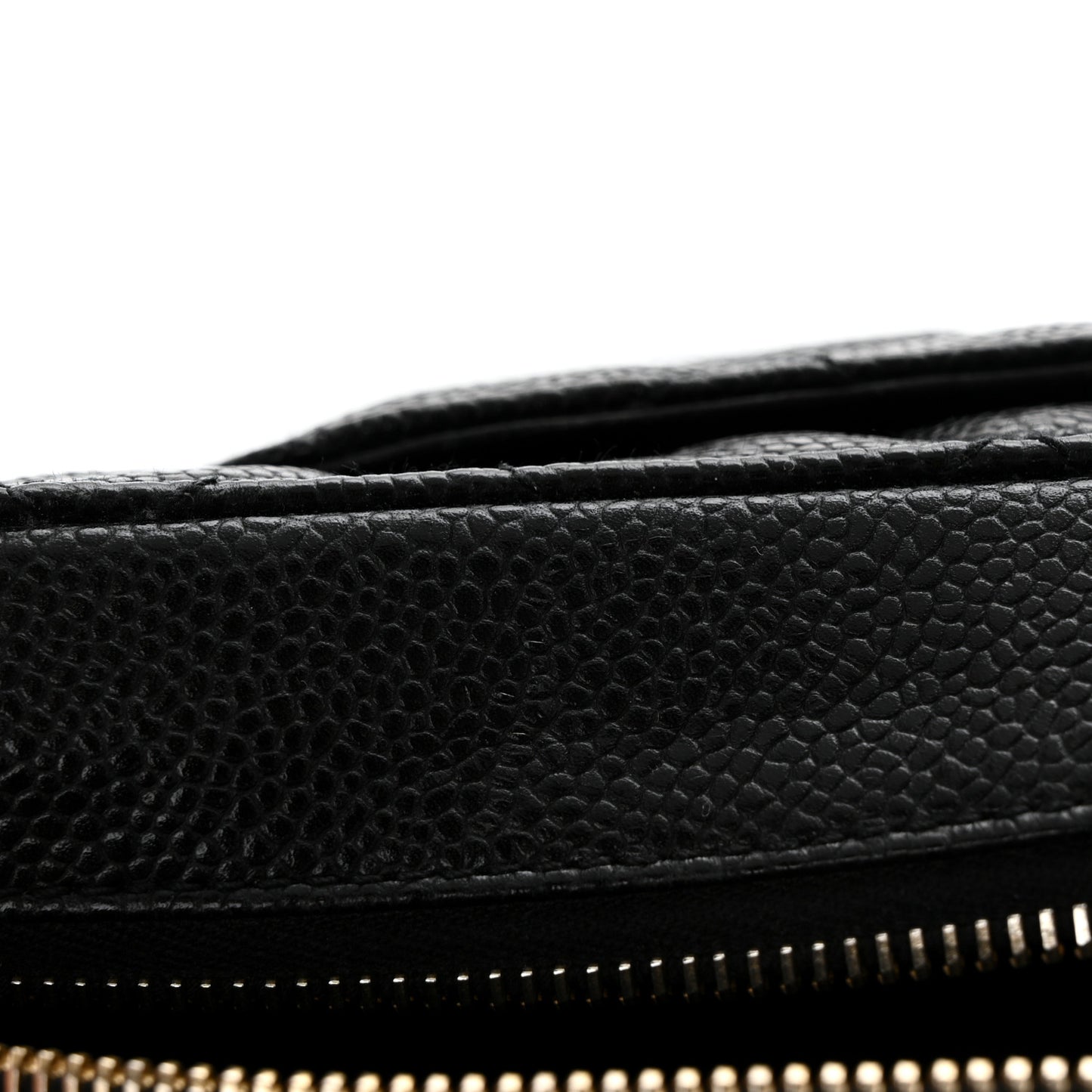 Caviar Quilted Timeless CC Shoulder Bag Black