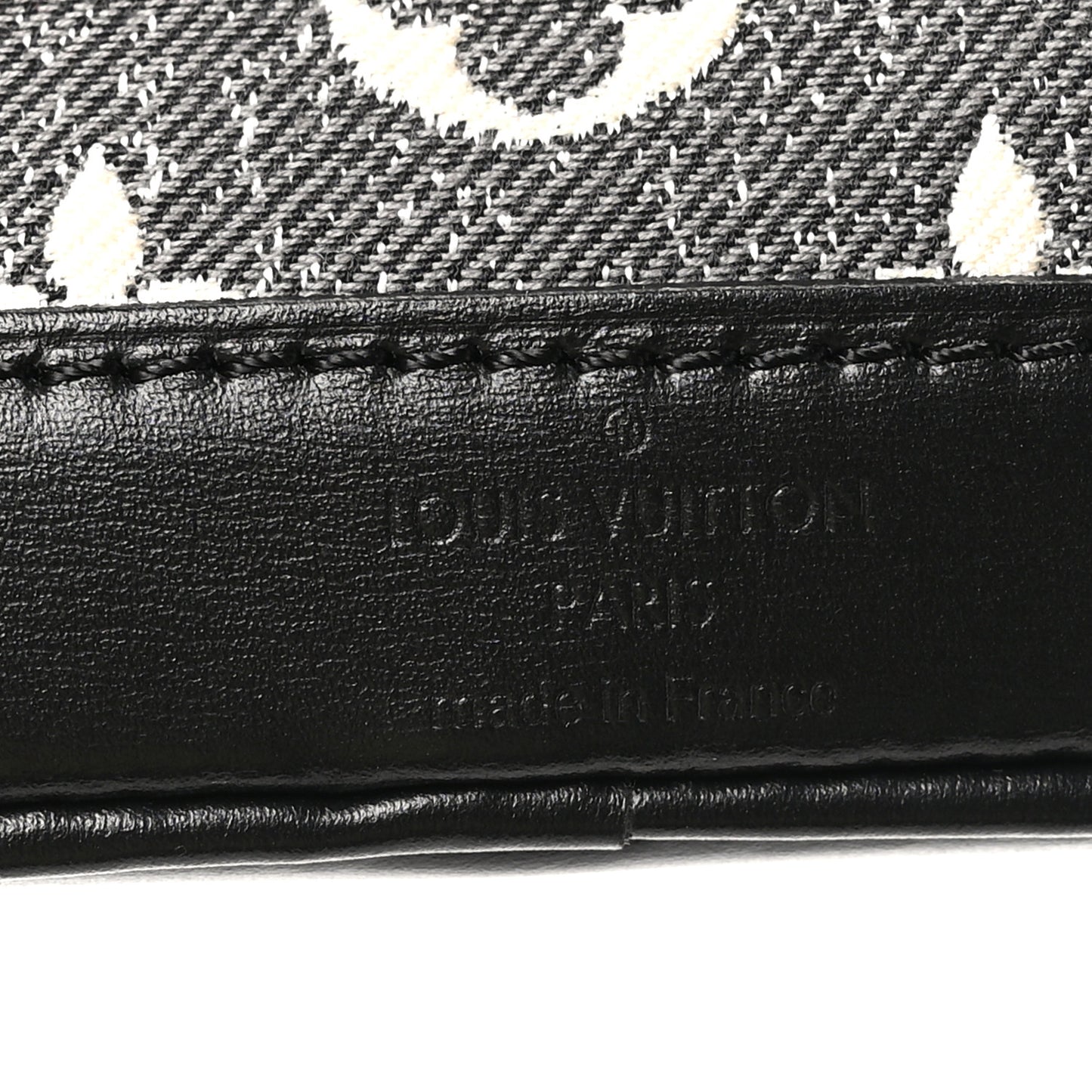 Monogram Jacquard Denim Nano Noe Bleu