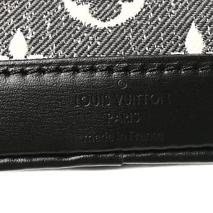 Louis Vuitton Monogram Jacquard Denim Nano Noe Bleu 7 of 9