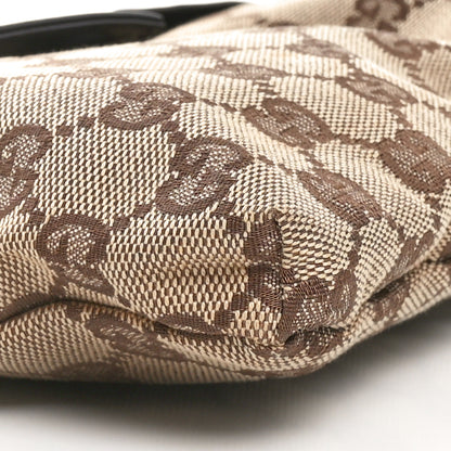 Gucci GG Monogram Double Pocket Belt Bag Dark Brown 9 of 10