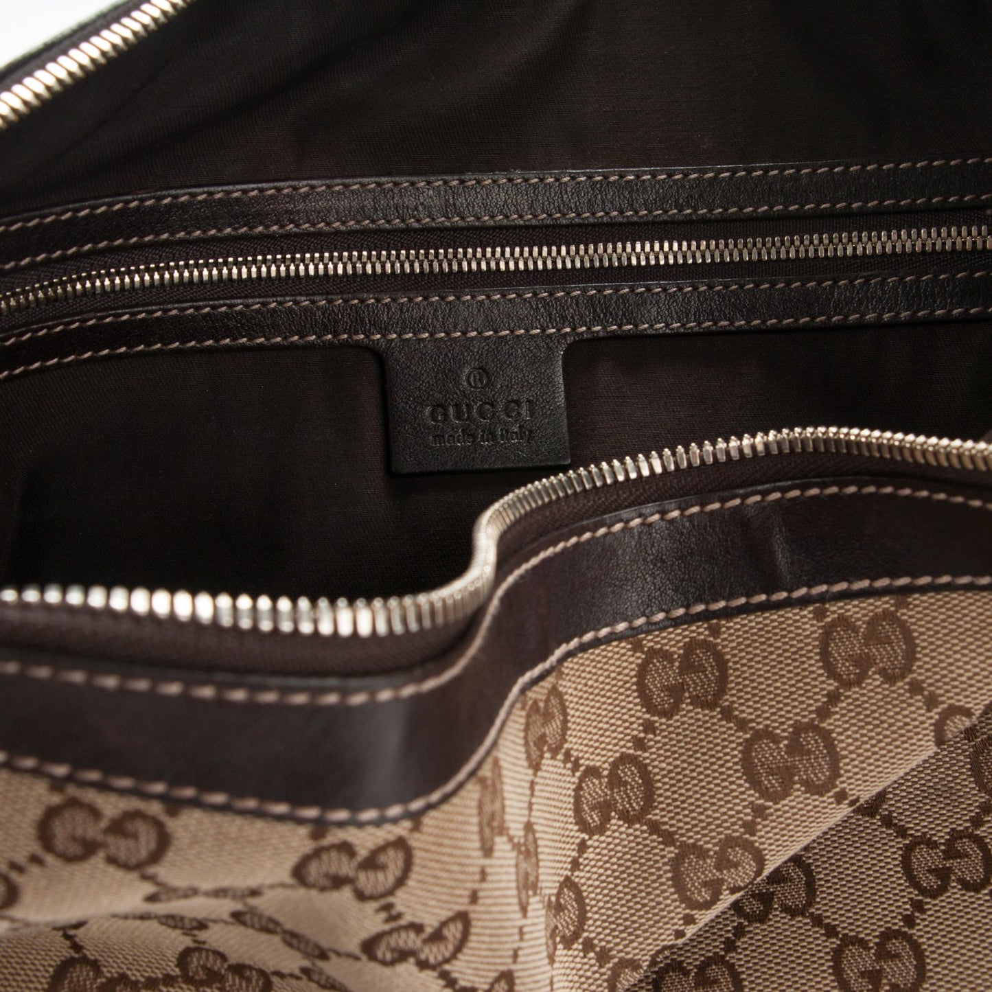 Monogram Pelham Studded Shoulder Bag Dark Brown