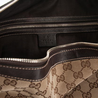 Gucci Monogram Pelham Studded Shoulder Bag Dark Brown 6 of 8