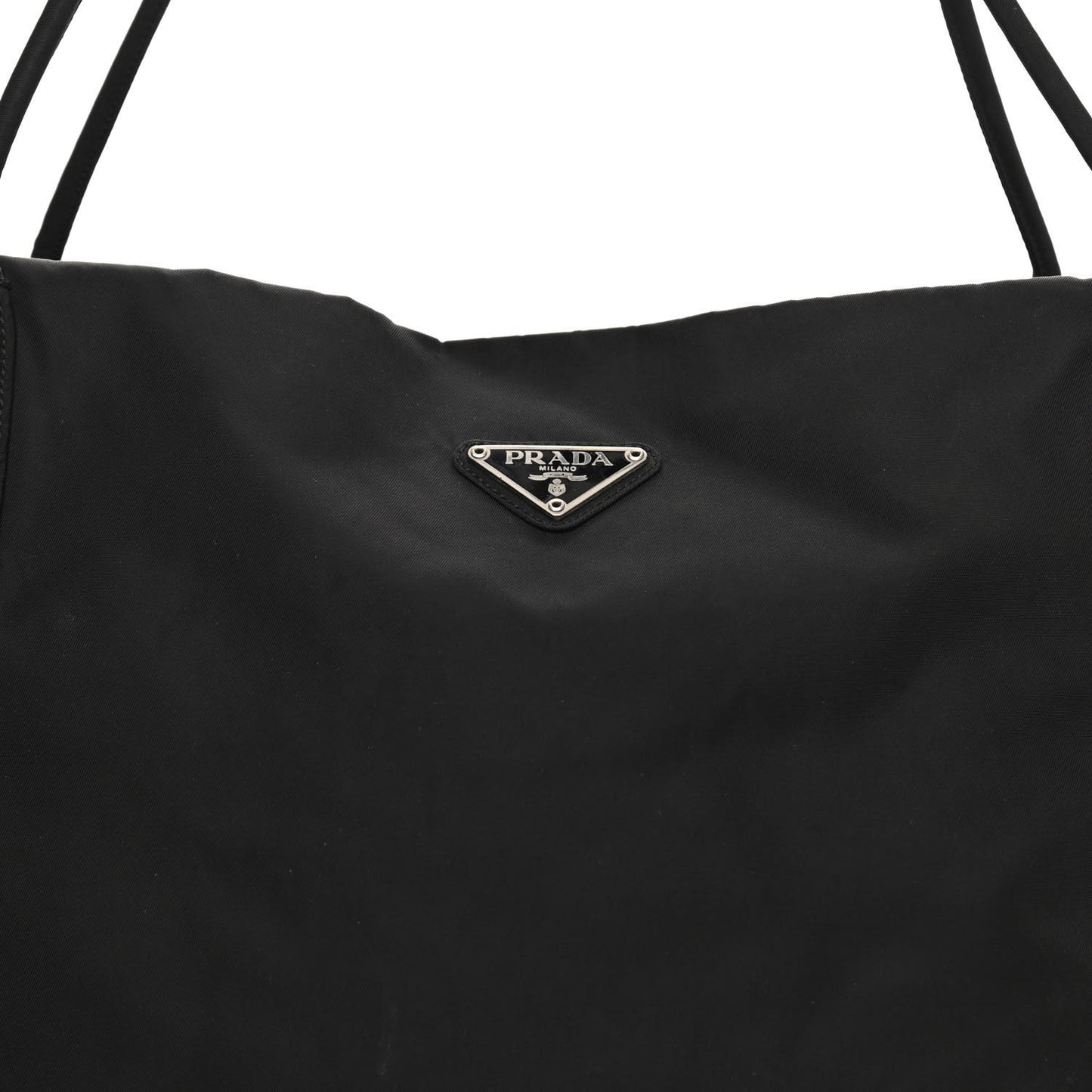 Nylon Vela Shoulder Bag Black