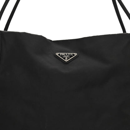 Prada Nylon Vela Shoulder Bag Black 7 of 10