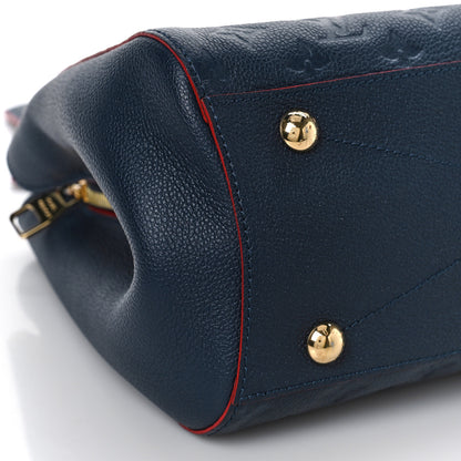 Louis Vuitton Empreinte Montaigne MM Marine Rouge 7 of 8