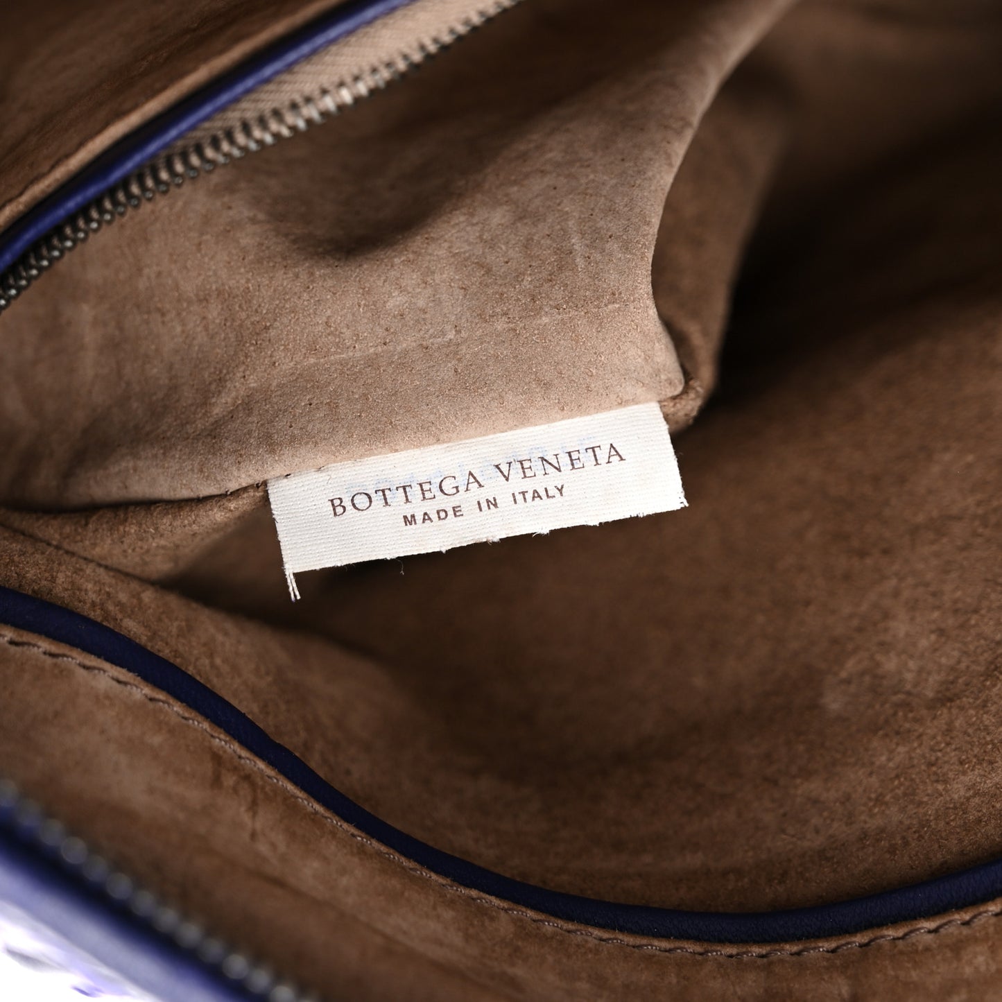 Embroidered Nappa Intrecciato Large Veneta Hobo Atlantic