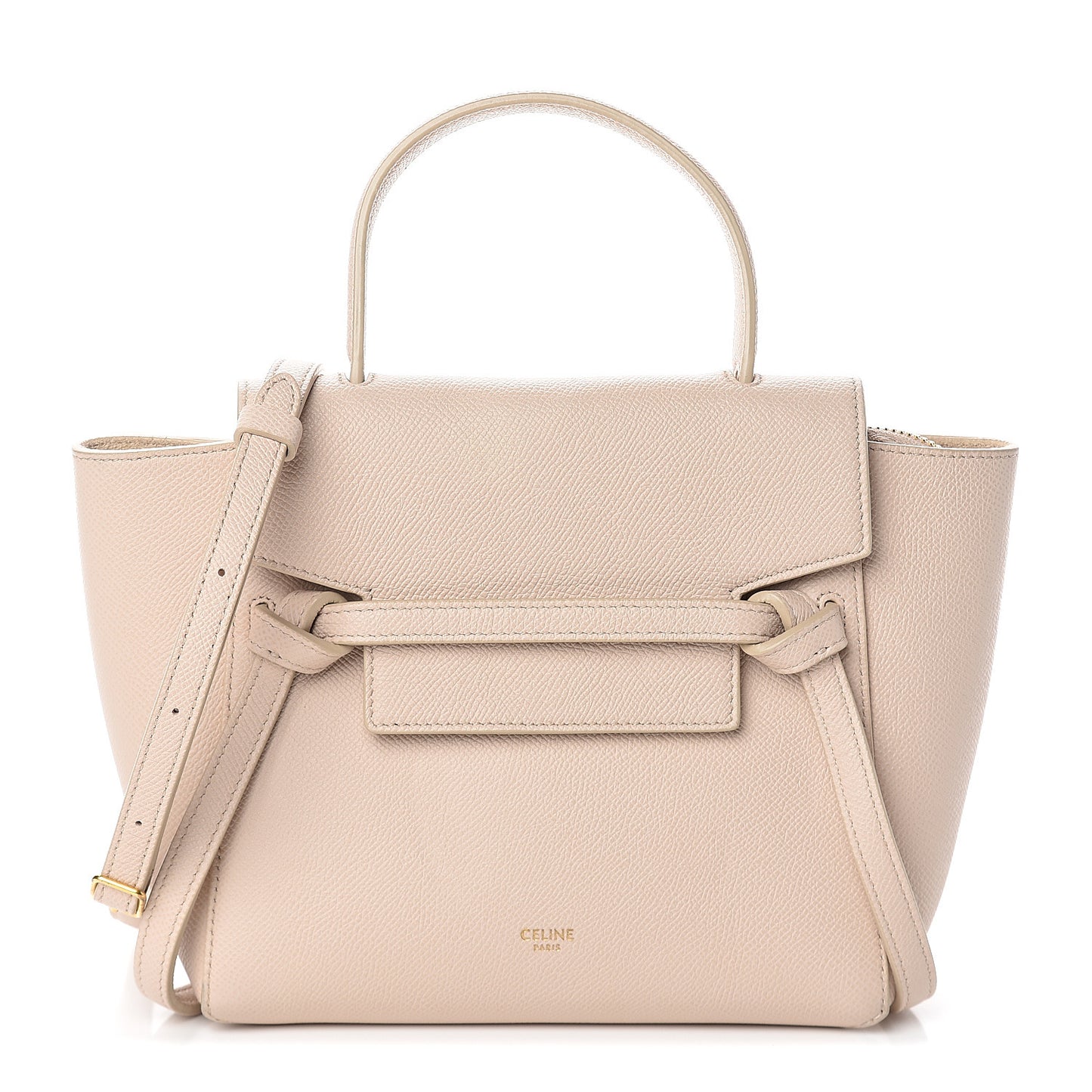 Grained Calfskin Nano Belt Bag Ballerina