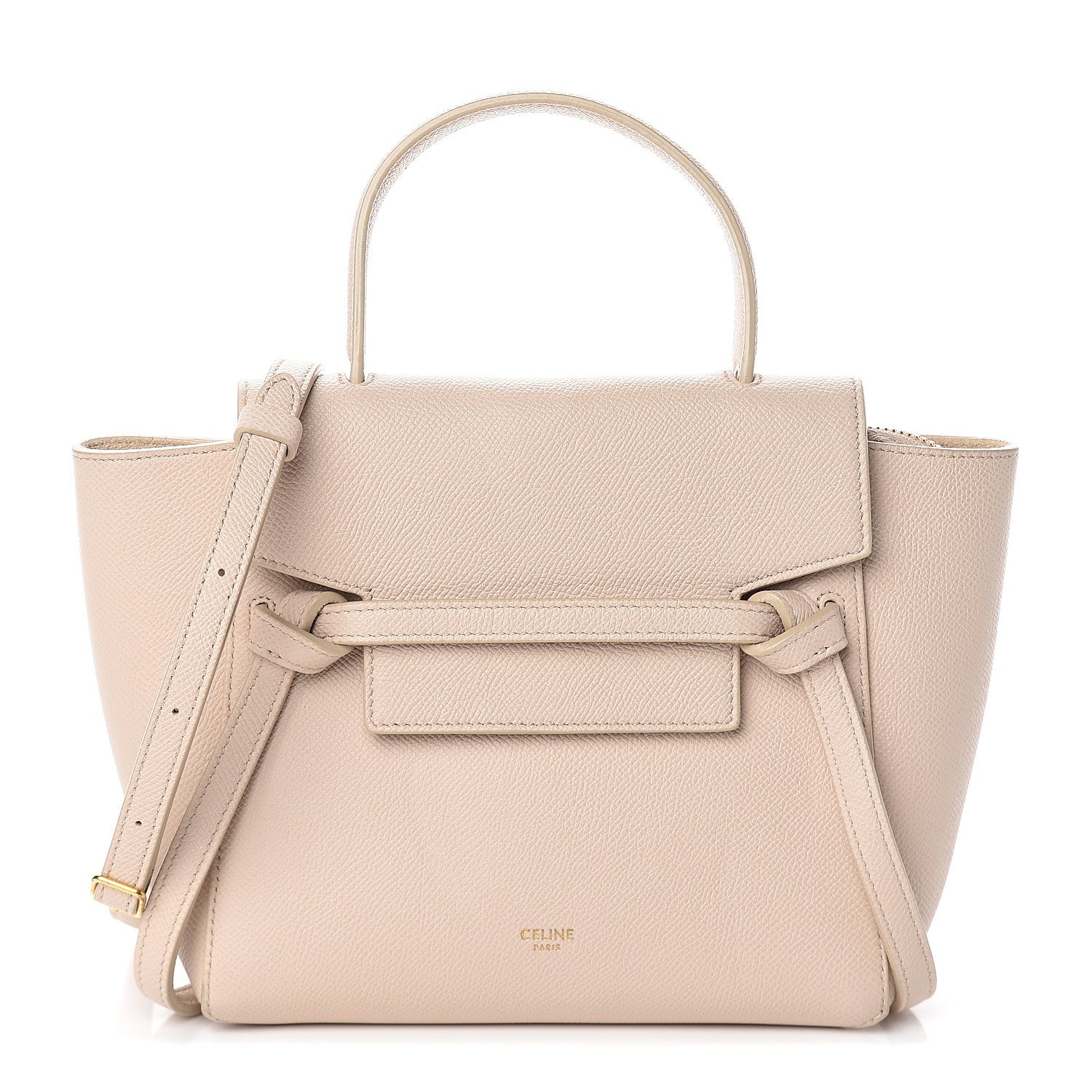 Celine Grained Calfskin Nano Belt Bag Ballerina 1 of 8