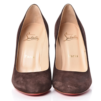 Christian Louboutin Suede Fifi 100 Pumps 37 Coffee 2 of 11