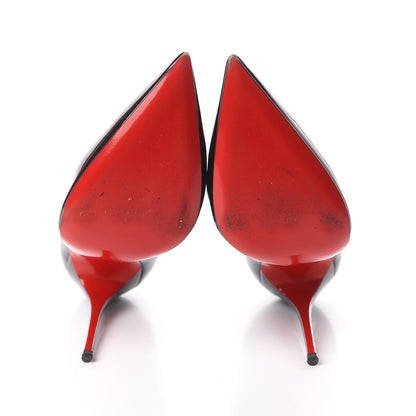 Christian Louboutin Patent So Kate 100 Pumps 35.5 Burgundy 5 of 7