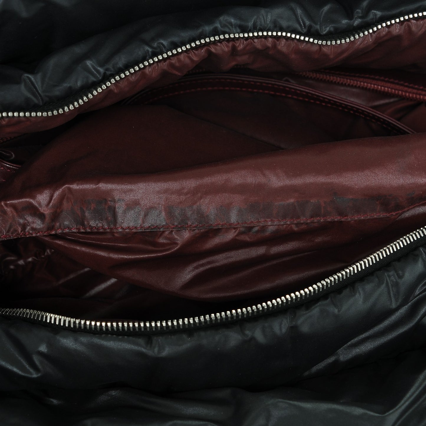 Nylon Quilted Large Coco Cocoon Tote Black