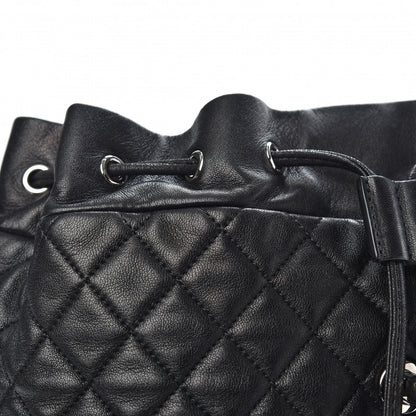 Chanel Calfskin Quilted Large Urban Spirit Backpack Black 9 of 11